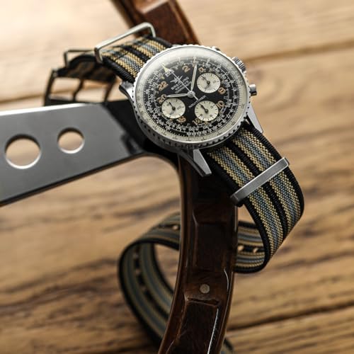 WatchGecko Ridge Military Nylon Watch Strap. NTTD Bond 20mm. Rugged, Quick-Drying and Secure Replacement Wristwatch Strap for Outdoor Activities. - Image 4