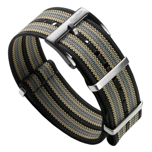 WatchGecko Ridge Military Nylon Watch Strap. NTTD Bond 20mm. Rugged, Quick-Drying and Secure Replacement Wristwatch Strap for Outdoor Activities. - Image 1