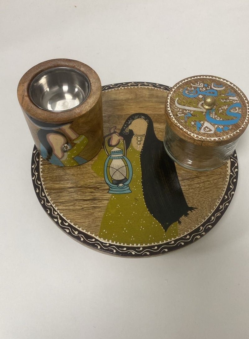 Incense burner set consisting of 3 pieces  - Image 2