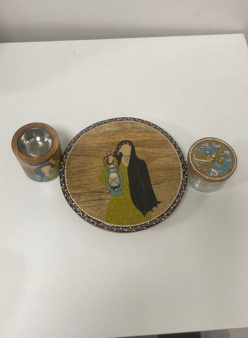 Incense burner set consisting of 3 pieces  - Image 3
