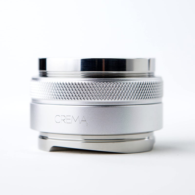 CREMA Coffee Products 54mm Hand Tamper & Coffee Distributor | Compatible with Breville Portafilters | Double-Sided, Adjustable Depth Tool | Made with Durable 304 Stainless Steel | Silver - Image 2