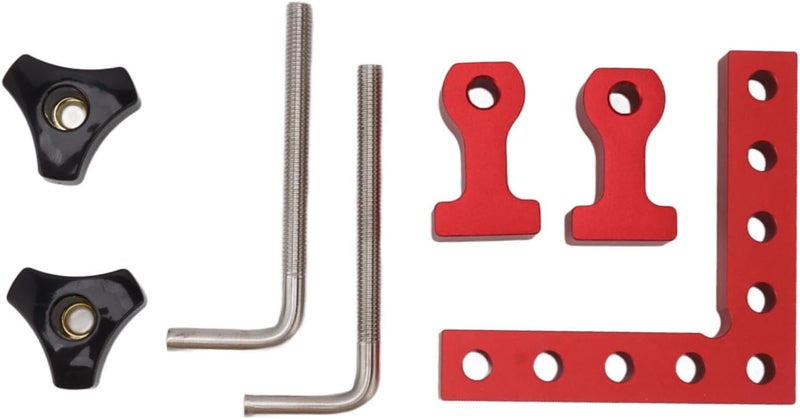 90 Degree Positioning Squares, Right Angle Clamps for Woodworking, Aluminum Alloy Corner Clamping Square Tool with Accurate Scales, Perfect for Picture Frames Boxes Cabinets Drawer (Type 1) - Image 1
