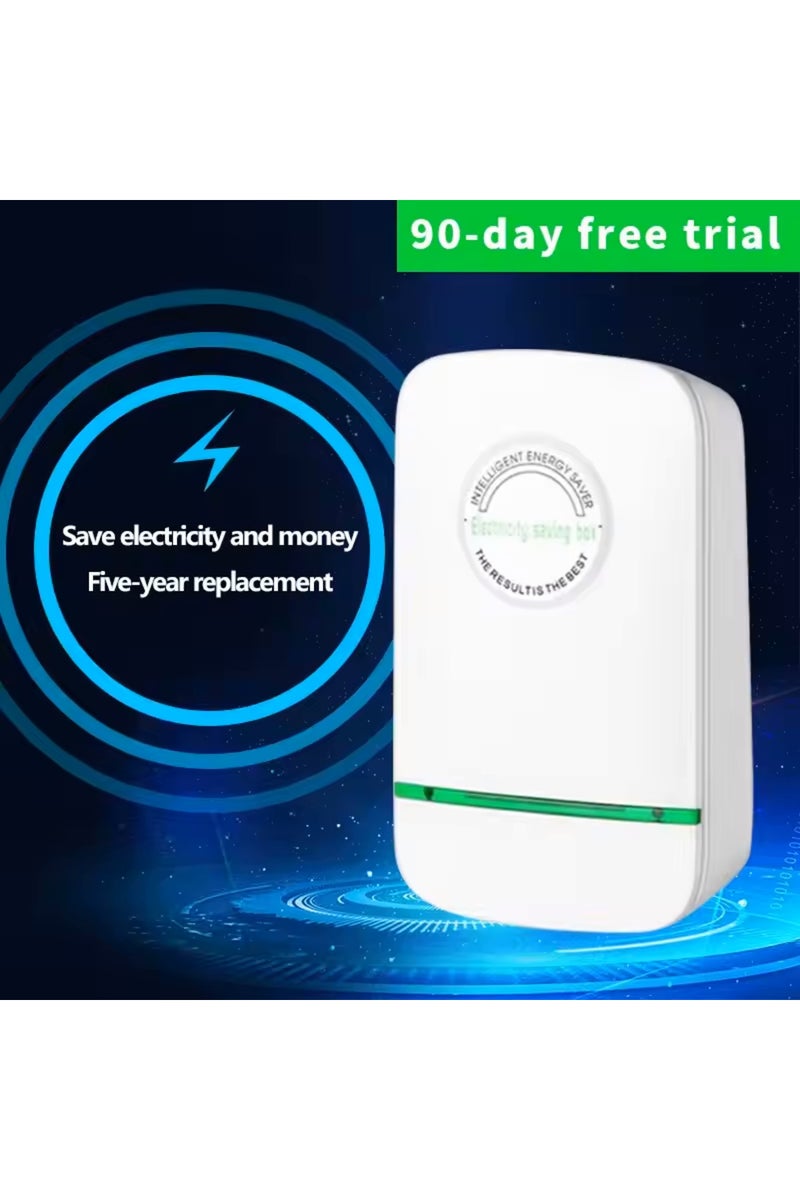 Green Tiger قابس قياس بريطاني 2p أبيض وأخضر محول كهربائي موفر للطاقة متوافق مع - Image 2