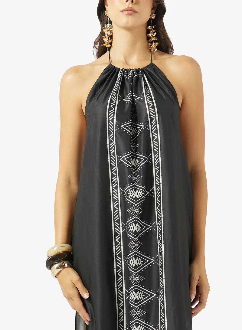 Soleira  Halter Neck Tie Up Beach Dress for Women | Best Price UAE