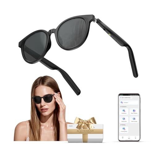 GetD AI Glasses for Men & Women, Smart Sunglasses Powered by ChatGPT with Real-Time 145-Language Translation, Bluetooth 5.4 Glasses,11H Music/9H Call, UV400 & Polarized Lenses for Travel & Daily Use - Image 1