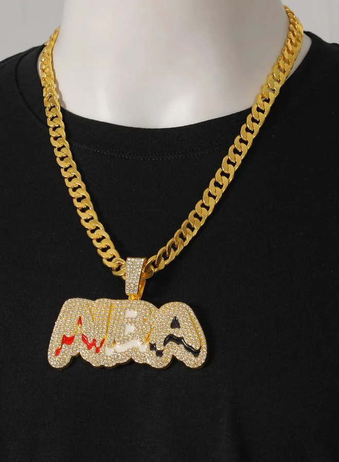 تايك تو قلادة مزينة بدلاية نص للرجال