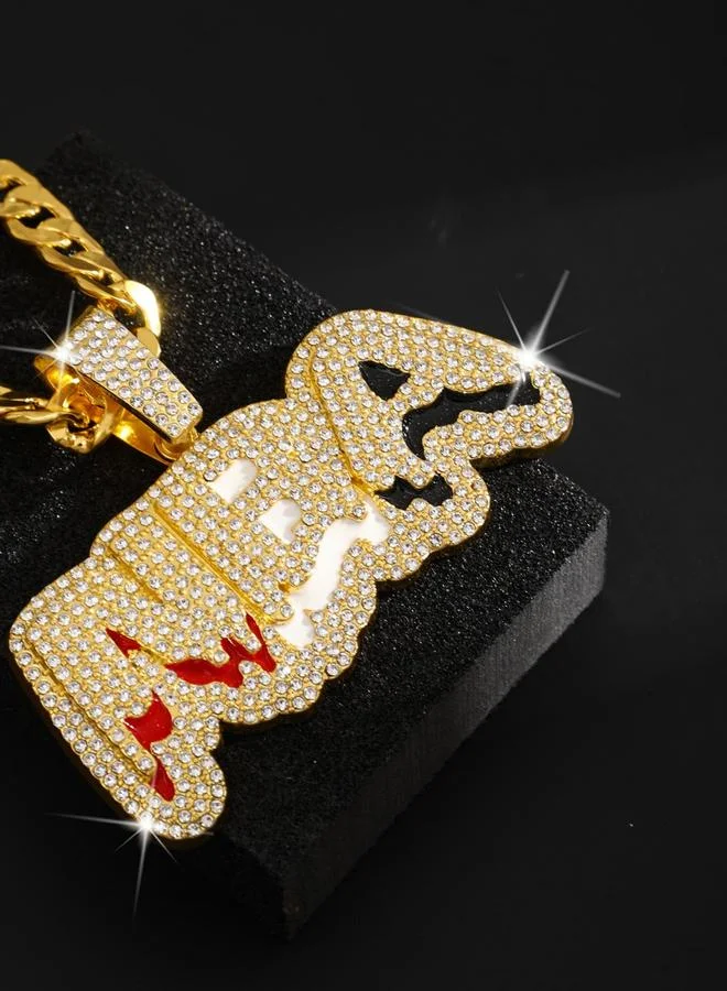 Take Two  Men NBA Text Drop Embellished Necklace for Men | Best Price UAE