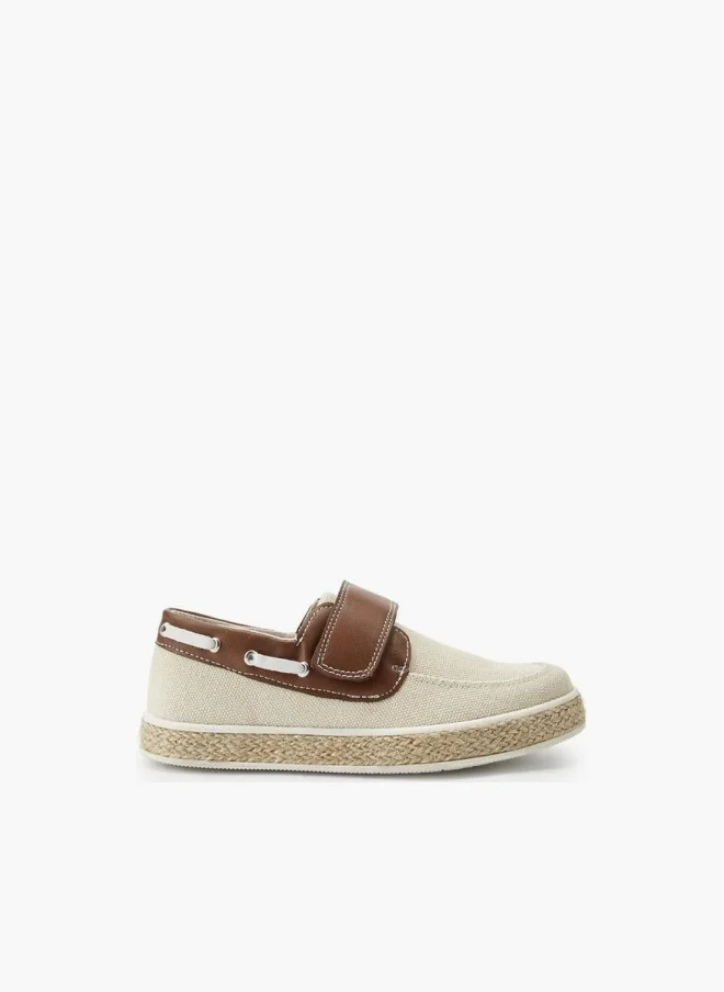 ببرمنة Boys Hook & Loop Espadrille Loafers