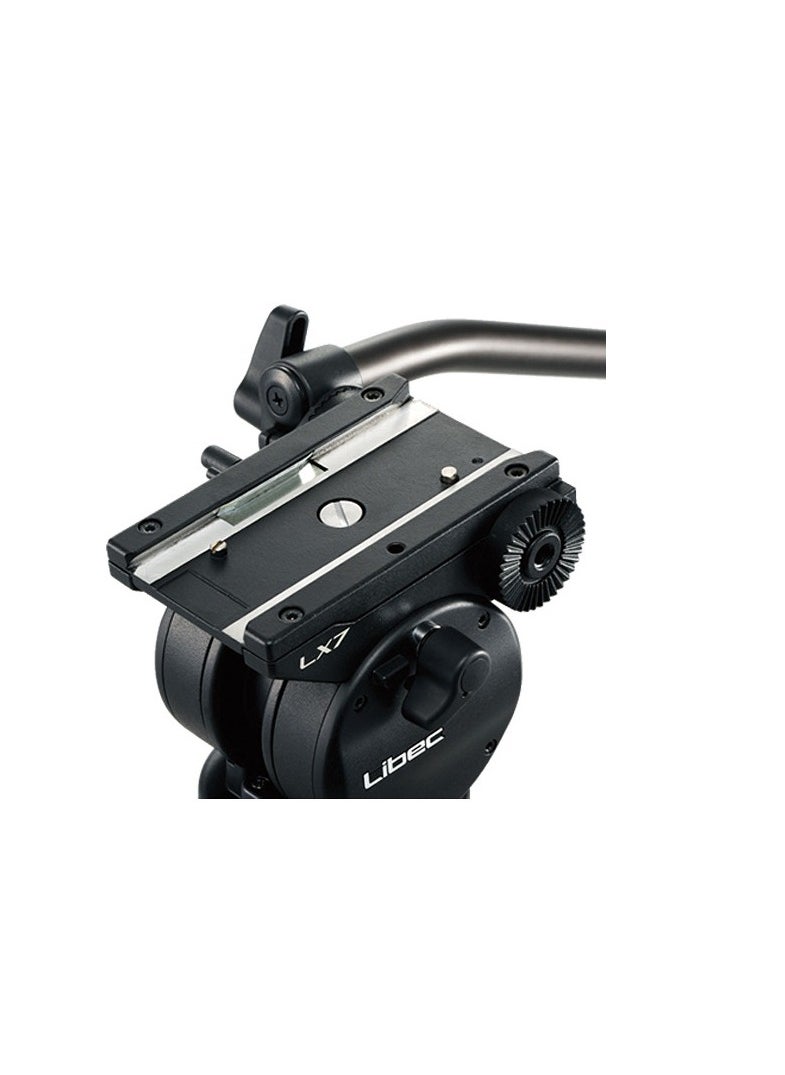 Libec - Libec LX7 Tripod With Pan and Tilt Fluid Head and Floor Spreader - Image 1
