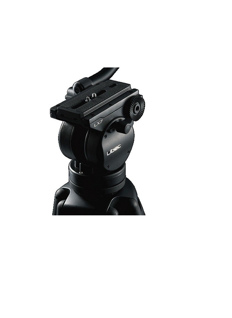 Libec - Libec LX7 Tripod With Pan and Tilt Fluid Head and Floor Spreader - Image 1