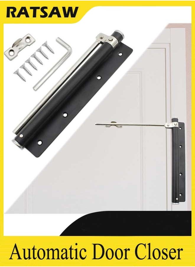 RATSAW Screen Door Closer, Heavy Duty Automatic Door Closer, Safety Spring Door Closer for Storm Door, Steel Door Closer with Adjustable Closing Speed, Smooth and Quiet Door Closer for Hinge Door  - Image 1
