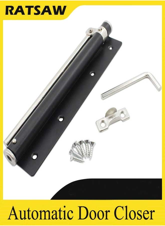 RATSAW Screen Door Closer, Heavy Duty Automatic Door Closer, Safety Spring Door Closer for Storm Door, Steel Door Closer with Adjustable Closing Speed, Smooth and Quiet Door Closer for Hinge Door  - Image 4