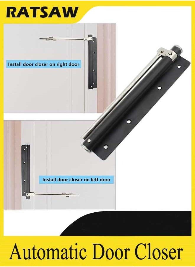 RATSAW Screen Door Closer, Heavy Duty Automatic Door Closer, Safety Spring Door Closer for Storm Door, Steel Door Closer with Adjustable Closing Speed, Smooth and Quiet Door Closer for Hinge Door  - Image 5