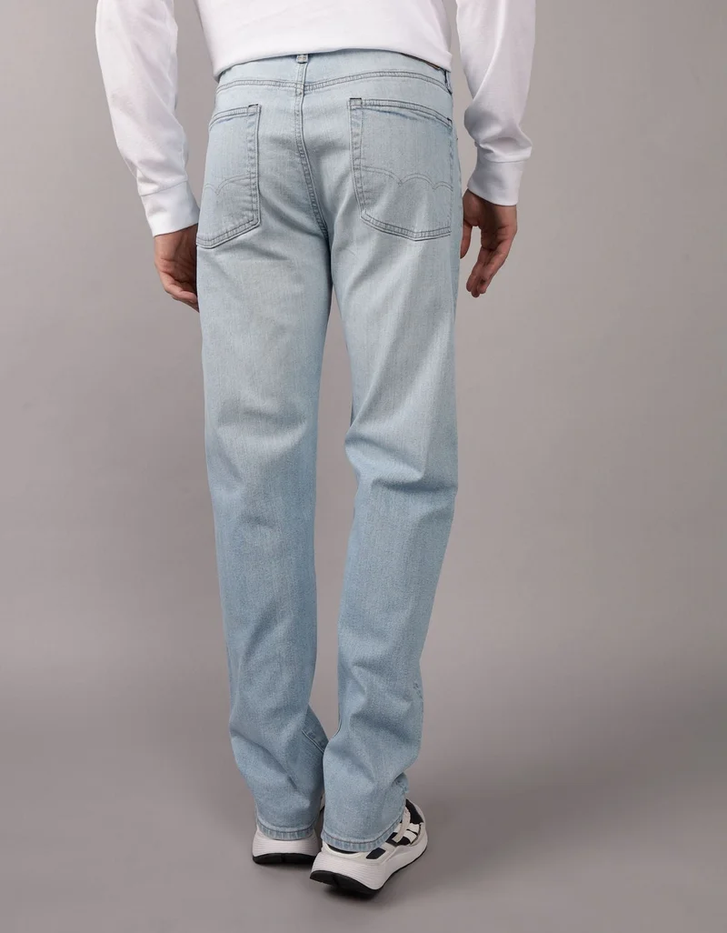 امريكان ايجل بنطلون جينز بقصة مستقيمة بمرونة آيرفليكس+