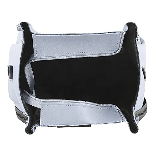 Fargo Vegan Leather Handbag for Women and Girls | Pack of 5 | Grey Color - Image 3