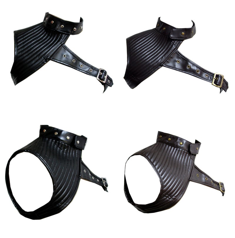 New Steampunk Retro Necker Set Crossover Waistband Belt Plastic Neck Clothing Light Luxury Court Accessories Leather Multi-Color - Image 2