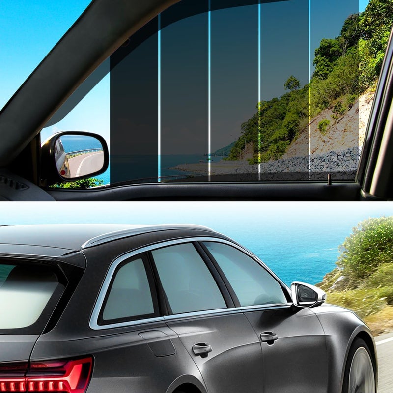 TOYOCO Window Tint Film for Cars 35% VLT 24in x 15Ft Ceramic Window Tints, Blocks 99% UV & IR Rays, Heat Resistant Anti Glare Film for Windshield, Scratch Resistant Sun Shade Auto Tint Roll - Image 1