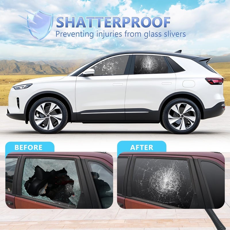 TOYOCO Window Tint Film for Cars 35% VLT 24in x 15Ft Ceramic Window Tints, Blocks 99% UV & IR Rays, Heat Resistant Anti Glare Film for Windshield, Scratch Resistant Sun Shade Auto Tint Roll - Image 5