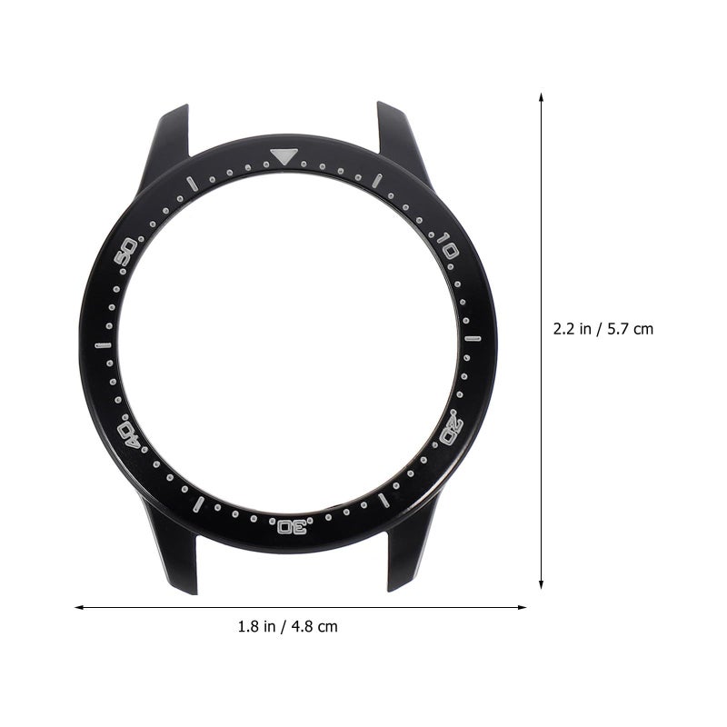Watch Protective Shell Bumper Case Frame PC Black White Shock Resistant Smartwatch Cover Sports - Image 3