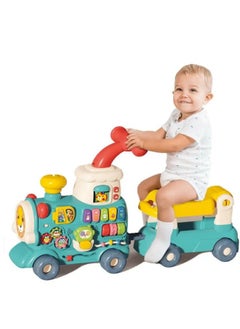 5-in-1 Interactive Walking Train for Kids - Converts to a Walker, Train, Push and Pull Toy - Green Product Code: 6064