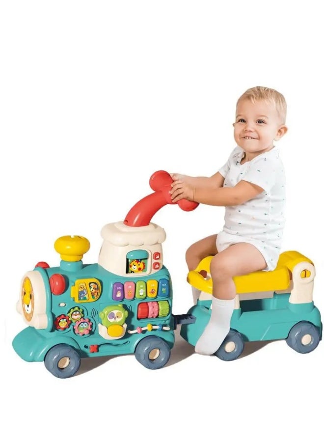 Generic - 5-in-1 Interactive Walking Train for Kids - Converts to a Walker, Train, Push and Pull Toy - Green Product Code: 6064 - Image 1