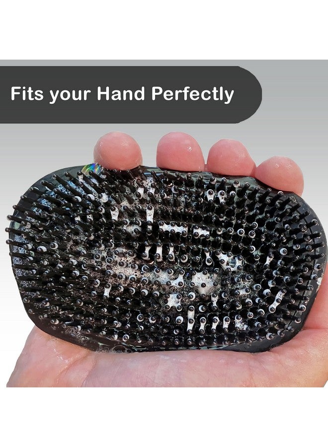 Bearback Body Scrubber Attachment: Premium Silicone Scrub Brush For Bath & Shower. Fits Original Bearback Handle. American Small Business - Image 4