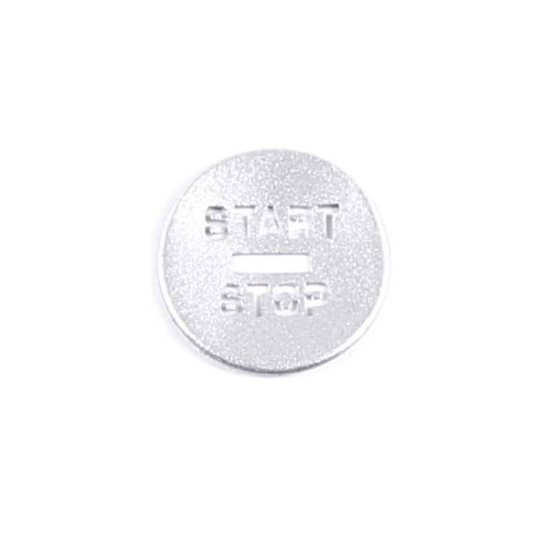 Daeiclru Car Push Start Button Cover Compatible with Jaguar XF 20082015 Car Engine Start Stop Button Cover Key Ignition Switch Knob Protector Interior Accessories Silver