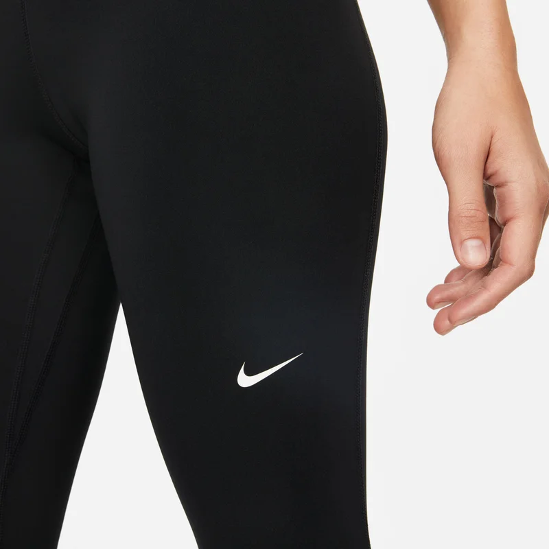 Nike Women's Pro Mid-Rise Mesh-Panelled Leggings