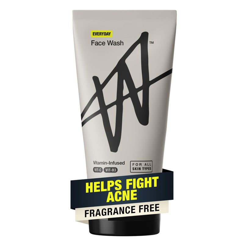 W By Jake Paul Everyday Mens Face Wash Exfoliating Face Cleanser for Men For All Skin Care Needs Unscented 5 fl oz - Image 3