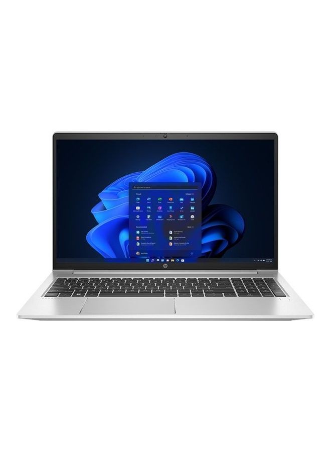 HP كمبيوتر محمول ProBook 455 G9 بشاشة مقاس 15.6 بوصة ومعالج AMD Ryzen 5-5625U وذاكرة وصول عشوائي سعة 8 جيجابايت ومحرك أقراص SSD سعة 512 جيجابايت وبطاقة رسومات AMD Radeon ونظام تشغيل DOS (بدون Windows) - Image 1