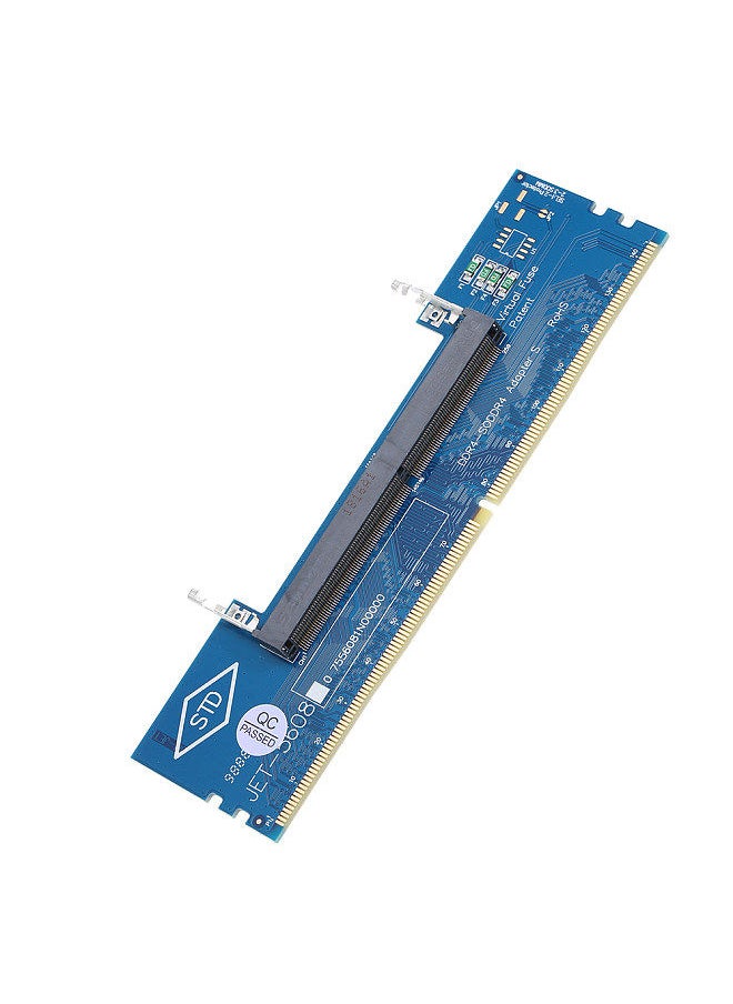 Generic - DDR4 Laptop SO-DIMM to Desktop Adapter Card Converter Memory RAM Connector Adapter Memory Tester - Image 1