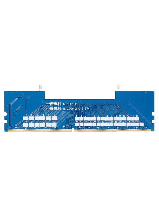 Generic - DDR4 Laptop SO-DIMM to Desktop Adapter Card Converter Memory RAM Connector Adapter Memory Tester - Image 1