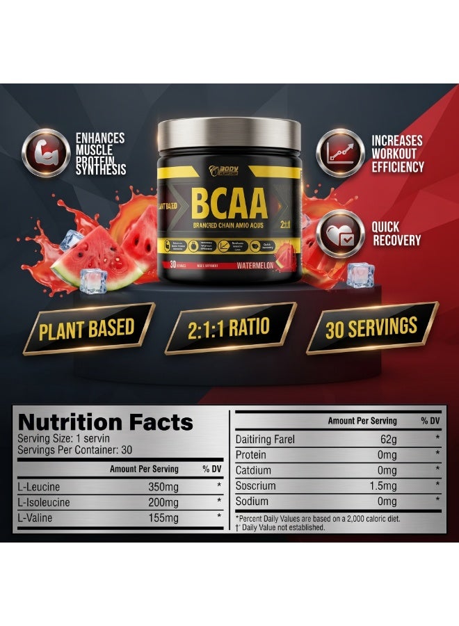 Body Builder BCAA Increase Workout Watermelon 30 Servings - Image 5