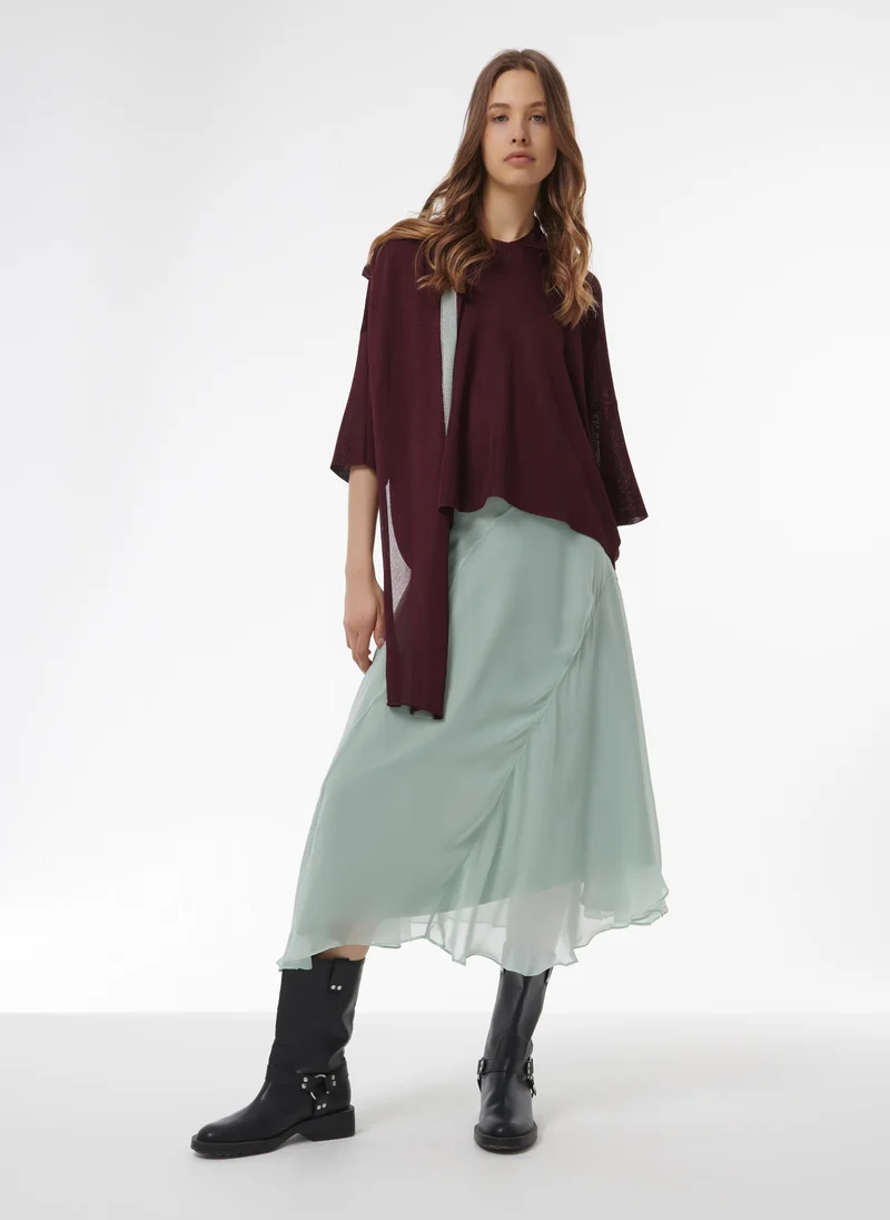 ليم تنورة غير متماثلة بألواح