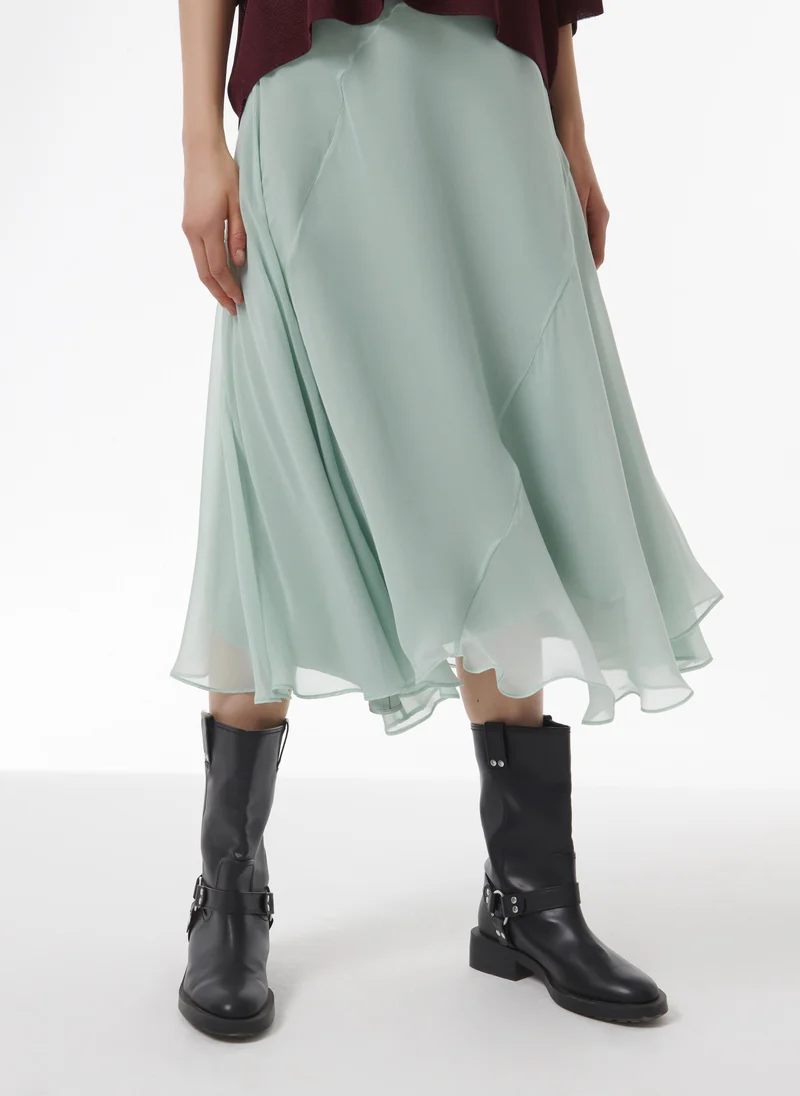 leem  Asymmetric Panelled Skirt for Women | Best Price UAE