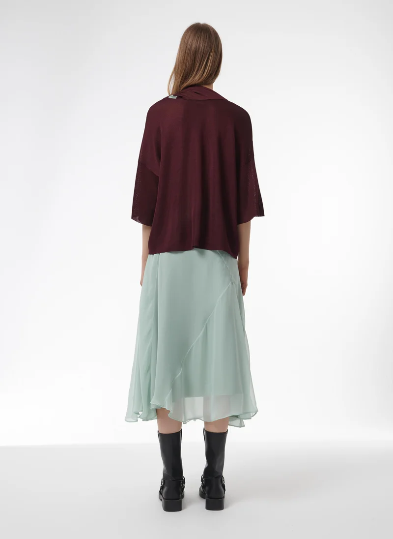 leem  Asymmetric Panelled Skirt for Women | Best Price UAE