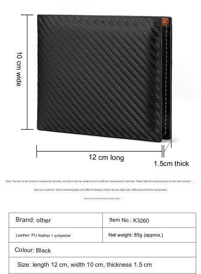 ديبولار حامل بطاقة من ألياف الكربون المحفظة بسحب واحد - Image 4