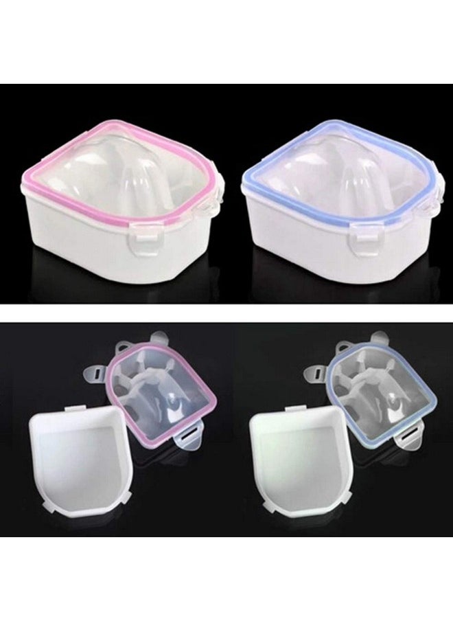 Oarkive 2pcs Nail Soaking Bowl Soak Off Bowl Manicure Bowl Nail Soaking Tray Soak Off Acrylic Nail Remover Dip Powder Removal Kit Nail Polish Remover Bowl Acetone Soak Off Bowl for Home Nail Salon Supplies  - Image 4