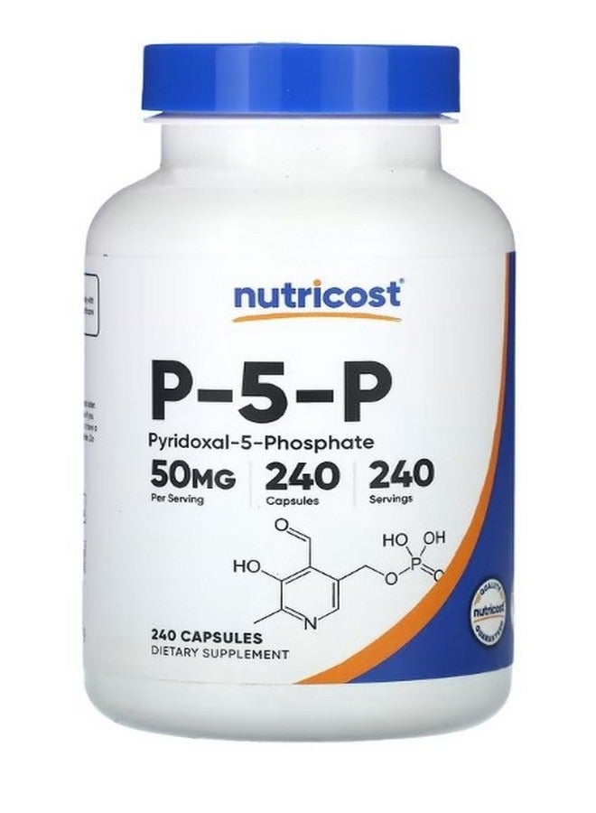 Nutricost بي 5 بي 50 ملغ 240 كبسولة - Image 1