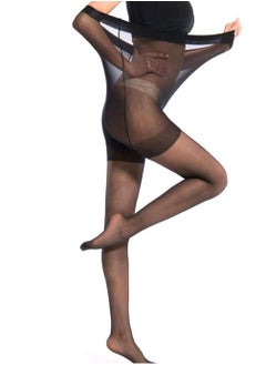 Shein /2/ Packs Solid Slim Tights, High Waist Semi-Sheer Footed Pantyhose, Women's Stockings & Hosiery  - Image 5