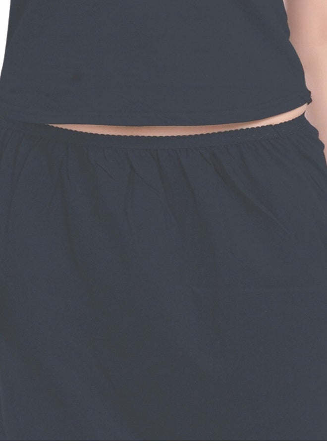 mybody Black Maxi Pack 1 Inskirt for Women | Single Piece Saree Shapewear | Stretchable Cotton Blend Long Petticoat | Seamless Saree Underskirt | Comfortable Daily Wear | Ethnic Wear Support Skirt - Image 5
