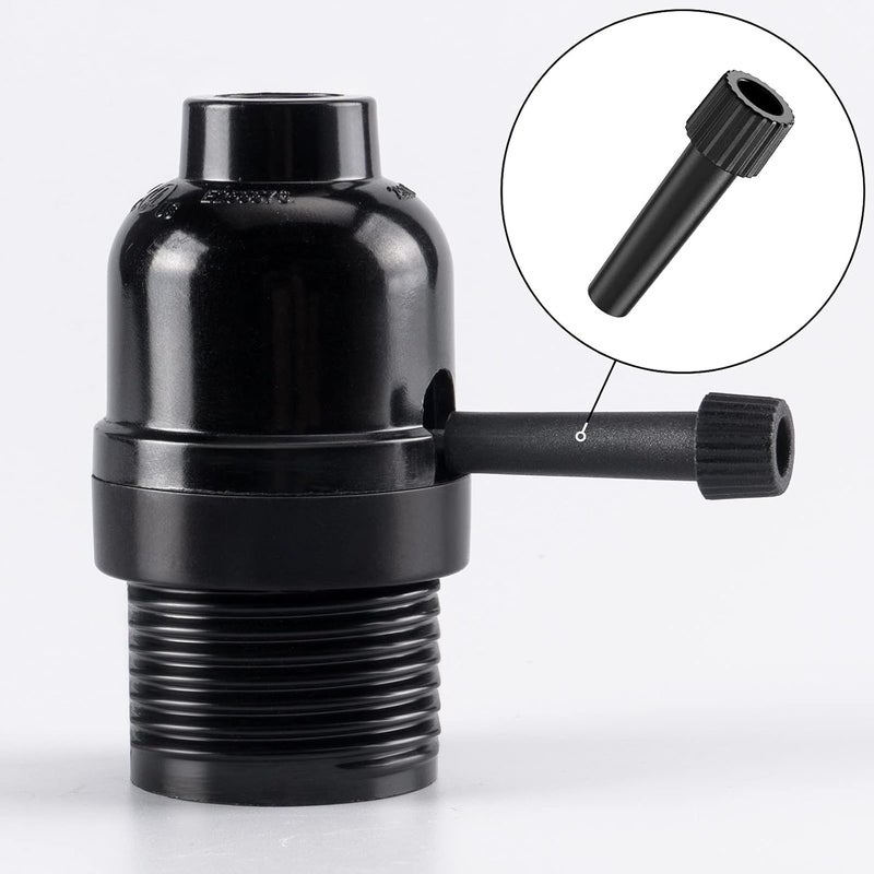 DiCUNO Lamp Switch Knob Replacement, Screw Threaded Twist On/Off Turn Switch Knobs for Table Lamps, 35mm Length, 4 Packs - Image 5