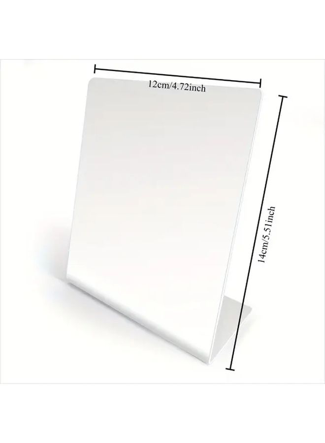 NFC Standing Sign Instant Review Display With Ntag215 Black Background Writable Blank Tablet Holder Smart Tap Technology Sturdy A Frame Design For Business Reviews Meetings Events Compatible With Smartphones Tablets Instant Feedback Collection Positive Comment Holder Compact Portable For Office Or On The Go Use Sleek Modern Design For Reception Areas Workspaces - Image 2