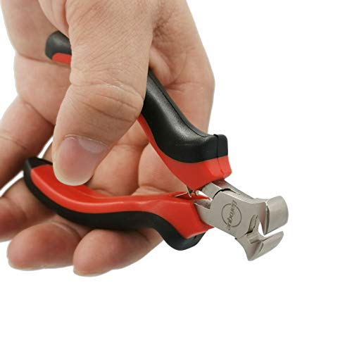 Baroque Effort Save Baroque Guitar Fret & Strings Nipper Cutter Flat Head Pliers Chrome Vanadium Steel Luthier Tools Hand Size (Guitar Strings Cutter) - Image 1