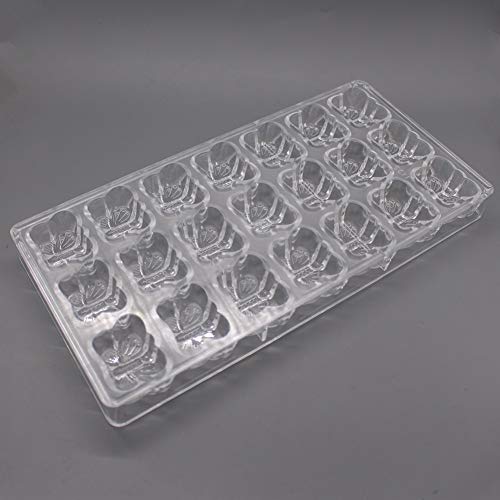 Goldbaking Polycarbonate Butterfly Chocolate Mold Hard Poly-carbonate Candy Mold 21 Cavities - Image 5