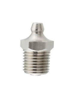 GK MART 10 mm x 15 mm Pitch straight steel body Grease Nipple 2 Nos  - Image 2