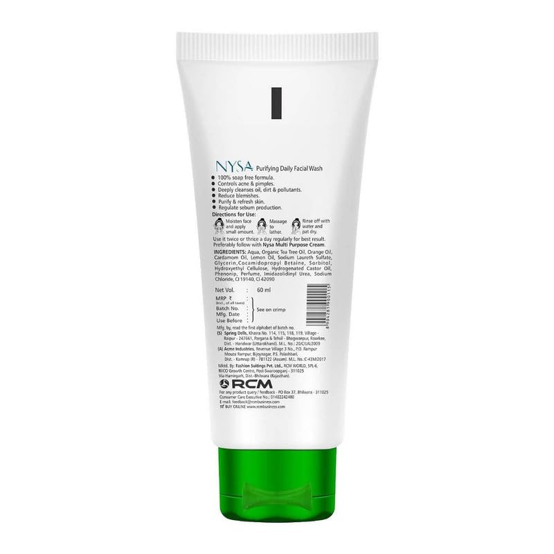Nysa Face Wash 60 ml Pack Of 5 - Image 4
