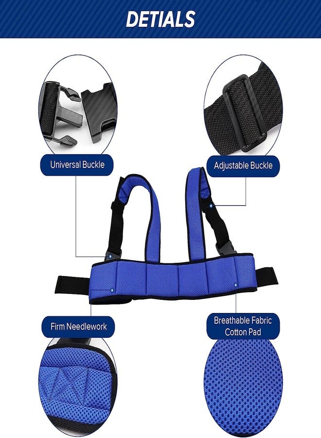 Ndola Wheelchair Seat Belt Drop-Resistant Chest Cross Non-Slip for Elderly - 1 - Image 5