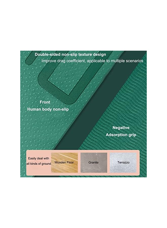 PROMASS Yoga Mat Jumping Exercise Mat Sound Insulation Anti-Vibration Sports Fitness Mat Non-Slip Thick Mat Home Silent Jump Rope Cushioning Mat - Image 4