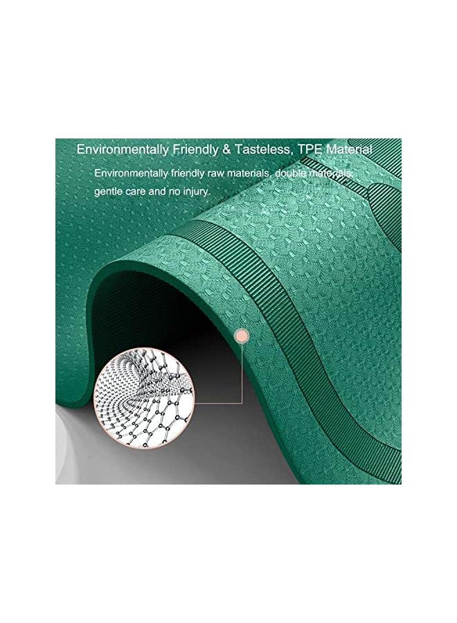 PROMASS Yoga Mat Jumping Exercise Mat Sound Insulation Anti-Vibration Sports Fitness Mat Non-Slip Thick Mat Home Silent Jump Rope Cushioning Mat - Image 3